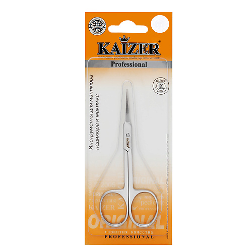 KAIZER Ножницы маникюрные для кутикулы, прямые ножницы профессиональные для кутикулы smart 10 type 3 staleks ss 10 3