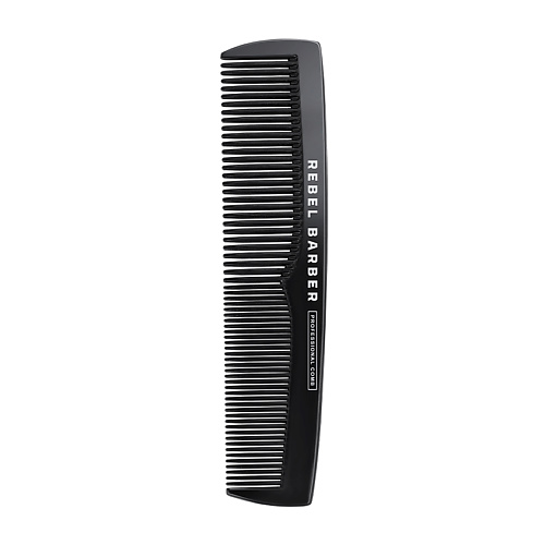 REBEL Премиальная мужская расческа  Men's Comb Total Black