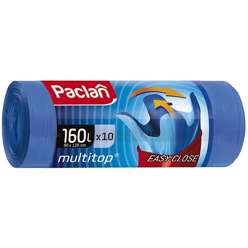 PACLAN MULTI-TOP Мешки для мусора, 160л 10 paclan extra мешки для мусора 50л 20
