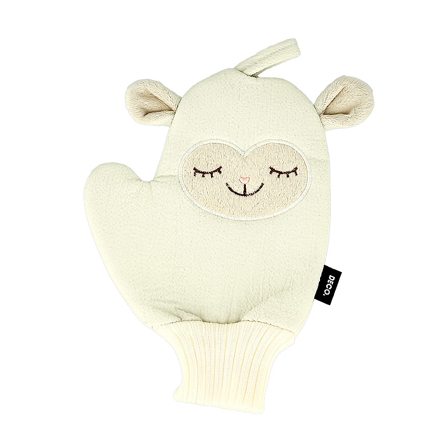 Изображение товара DECO. Мочалка-рукавица для тела кесса pretty sheep, 1 шт