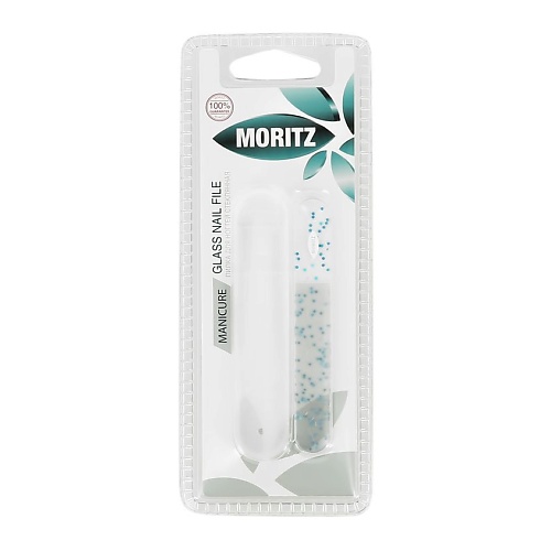MORITZ Пилка для ногтей стеклянная в чехле shine zwinger пилка для ногтей стеклянная в пластиковом футляре 160мм