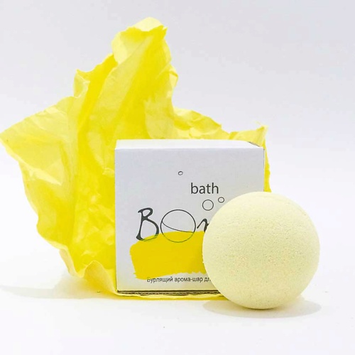 FINNLUX Бомбочка для ванны Большой жёлтый шар "Ванильное небо"
