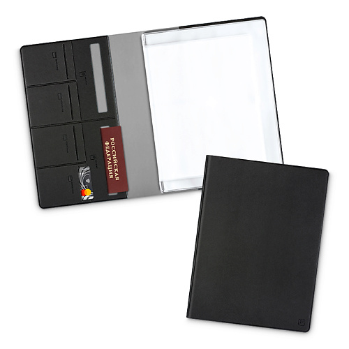 FLEXPOCKET Папка для семейных документов из экокожи А5 формата flexpocket чехол из экокожи для шести пластиковых карт и отделением для купюр