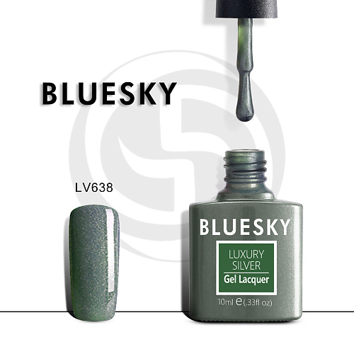 BLUESKY Гель-лак Luxury Silver Шелковый платок bluesky гель лак luxury silver шелковый платок