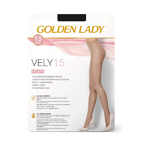 GOLDEN LADY Колготки женские 15 den VELY Nero 5 golden lady носки женские mio укороченный nero 39 41