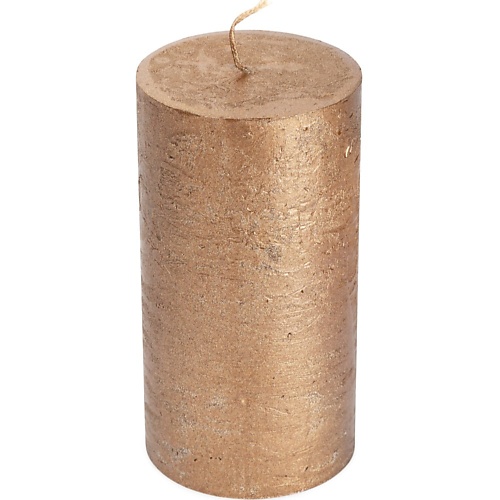 Свеча SPAAS Свеча столбик бронзовый  неароматизированная свеча ароматизированная spaas эвкалипт 11 9 см