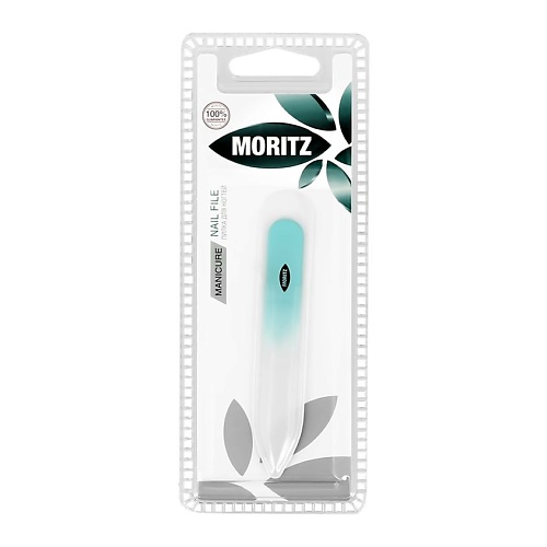 MORITZ Пилка для ногтей стеклянная 9 см moritz пилка для ногтей двусторонняя с сапфировым напылением ная 17 см