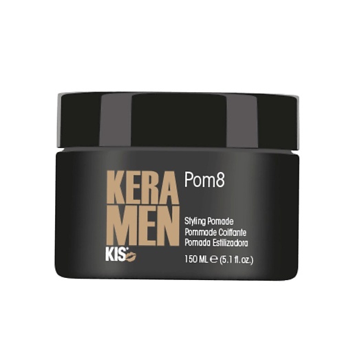 Гель для укладки волос KIS Гель для укладки волос - KeraMen Pom8 средней подвижной фиксации