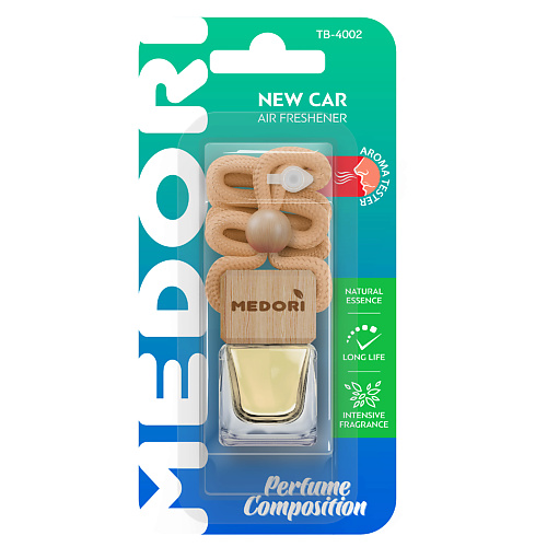 Аромадиффузор MEDORI Ароматизатор для автомобиля и гардероба NEW CAR ароматизатор aroma car leaf new car
