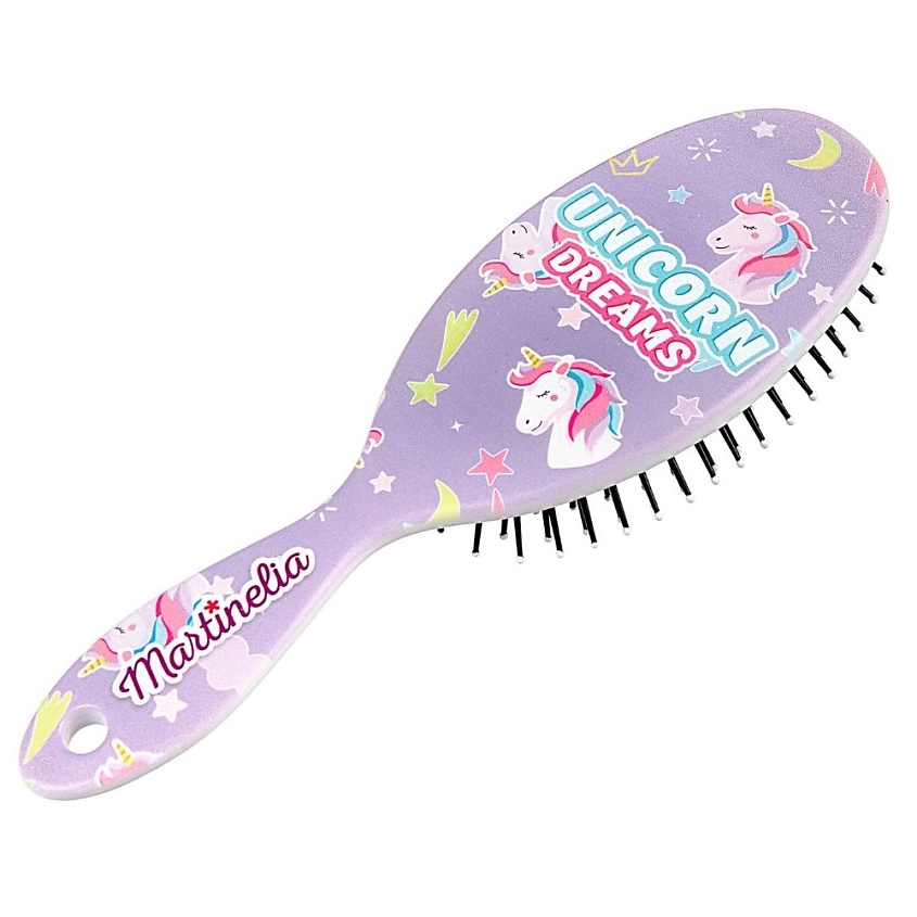 Изображение товара MARTINELIA Расческа для волос "Мечты единорога", Сиреневая, цвет: Комбинированный