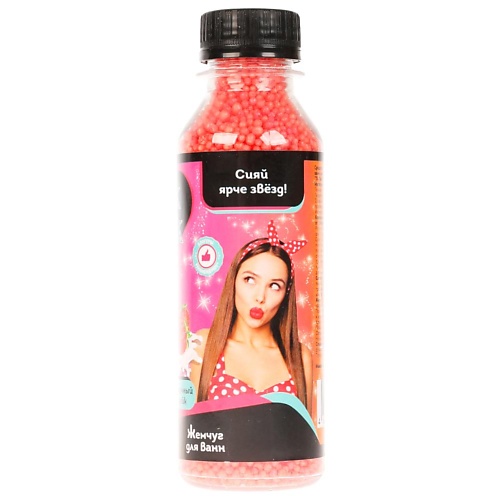 TIK TOK GIRL Соляной жемчуг для ванн клубничный милкшейк 120 жемчуг для ванн абрикос персик tambusun 185 г
