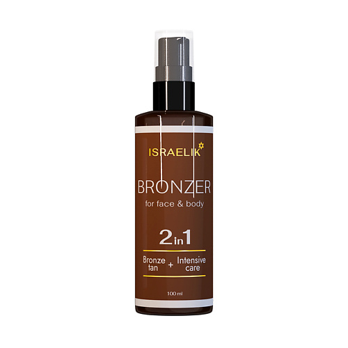 ISRAELIK Крем-автозагар для лица и тела 2 в 1 Bronzer 2 in 1