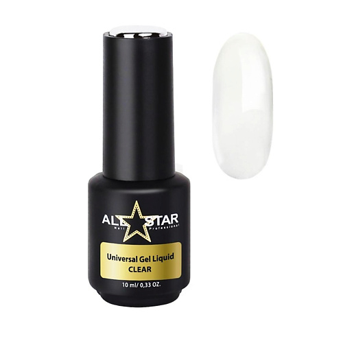 Гель для наращивания ногтей ALL STAR PROFESSIONAL Гель для моделирования ногтей, Universal Gel Liquid Clear