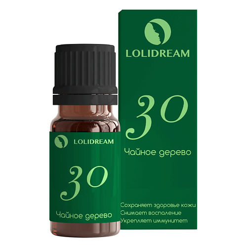 Масло для тела LOLIDREAM Эфирное масло Чайное дерево №30 масла для тела lolidream эфирное масло лаванда 72
