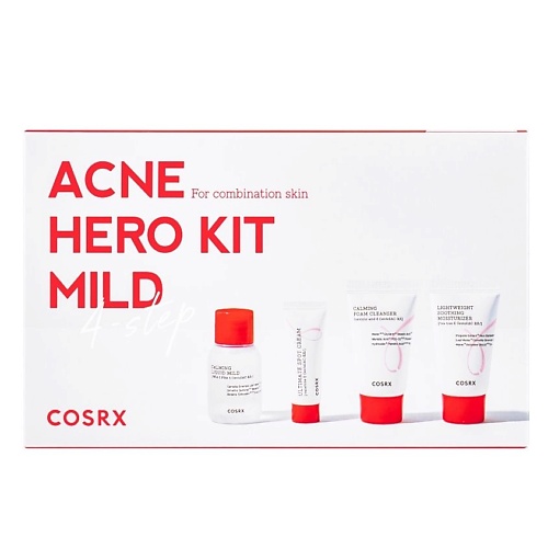 COSRX Набор из 4 средств для комбинированной кожи Acne Hero Kit Mild 