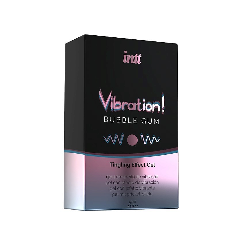 Увлажняющий гель для тела Vibration Gel с ароматом Жвачка 15 МЛ