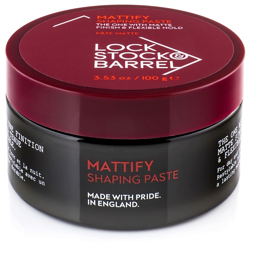 

LOCK STOCK & BARREL Матовая паста для укладки волос MATTIFY SHAPING PASTE 100, Матовая паста для укладки волос MATTIFY SHAPING PASTE