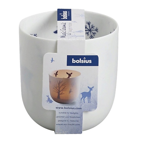 Купить BOLSIUS Подсвечник Bolsius Сandle accessories 75/70 белый - для чайных свечей