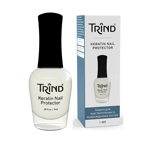 TRIND Кератиновая защита ногтей 9 trind бальзам для ногтей 9