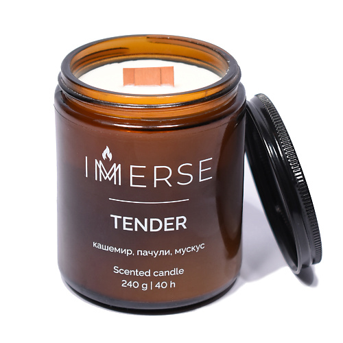 Свеча IMMERSE Ароматическая свеча TENDER свеча immerse ароматическая свеча tender