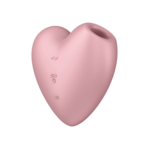 SATISFYER Вакуумно-волновой стимулятор с вибрацией Cutie Heart satisfyer клиторальный стимулятор с вибрацией satisfyer curvy 2 розовый