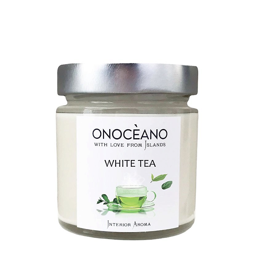 ONOCEANO Свеча ароматическая  Белый Чай