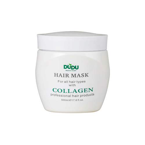 фото Dudu маска для волос "collagen" восстанавливающая с коллагеном