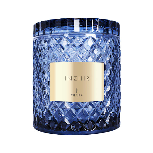 Свеча TONKA PERFUMES MOSCOW Ароматическая свеча «INZHIR» свеча ароматическая в подсвечнике aromica tonka 200 мл