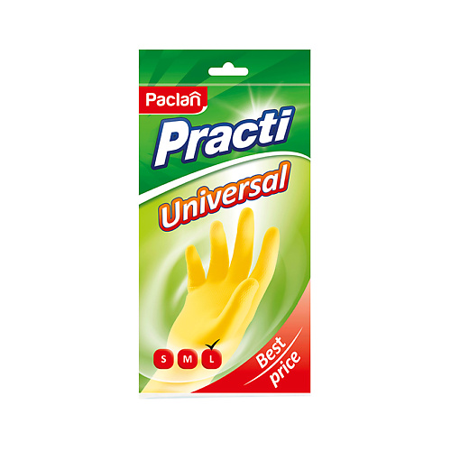 резиновые перчатки в каждый дом m эконом Перчатки для уборки PACLAN Universal Перчатки резиновые