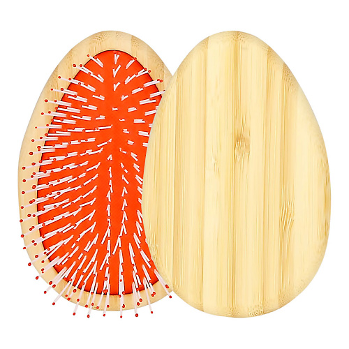 LADY PINK Расческа для волос массажная деревянная silva щетка для волос на подушке деревянная с пластиковыми зубьями