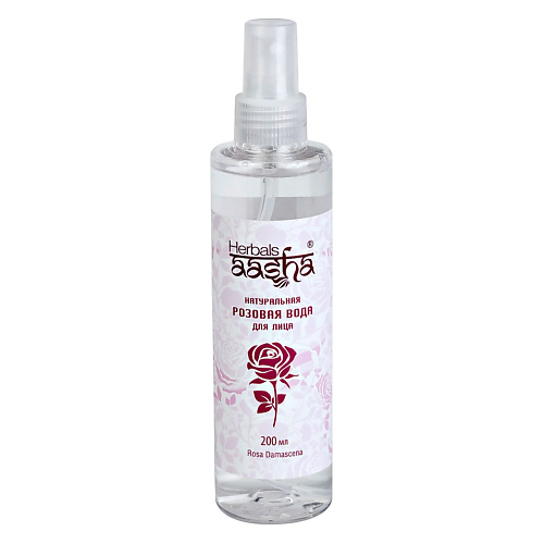 AASHA HERBALS Розовая вода спрей 200 aasha herbals очная вода шафран 100