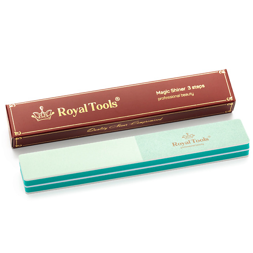 

ROYAL TOOLS Пилка для ногтей «Magic Shiner 3 step»