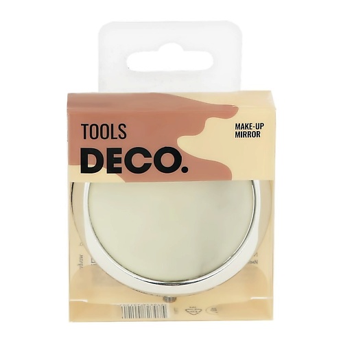 DECO. Зеркало для макияжа карманное (marble) deco зеркало для макияжа двустороннее карманное