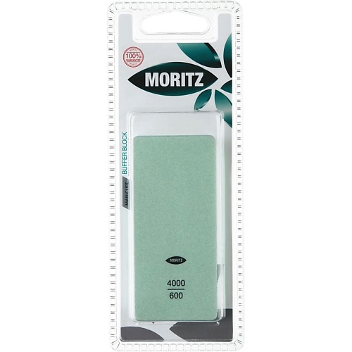 MORITZ Блок полировочный для ногтей двусторонний 4000/600 moritz блок полировочный для ногтей двусторонний 4000 600