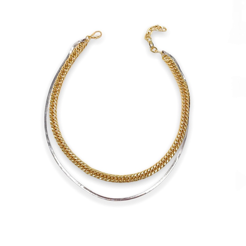 Изображение товара FOROSTINA.K Колье Bicolor, цвет: Комбинированный