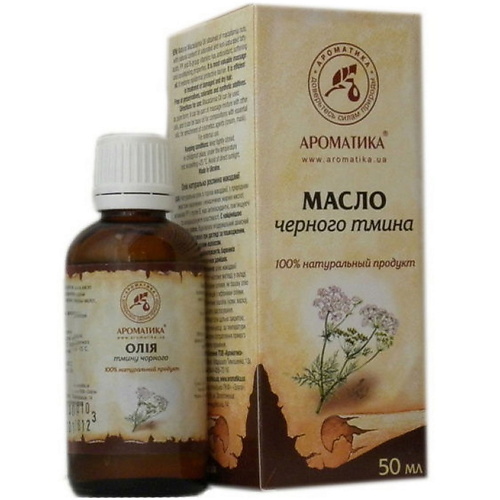 АРОМАТИКА Масло черного тмина 50 ароматика масло для эротического массажа 100