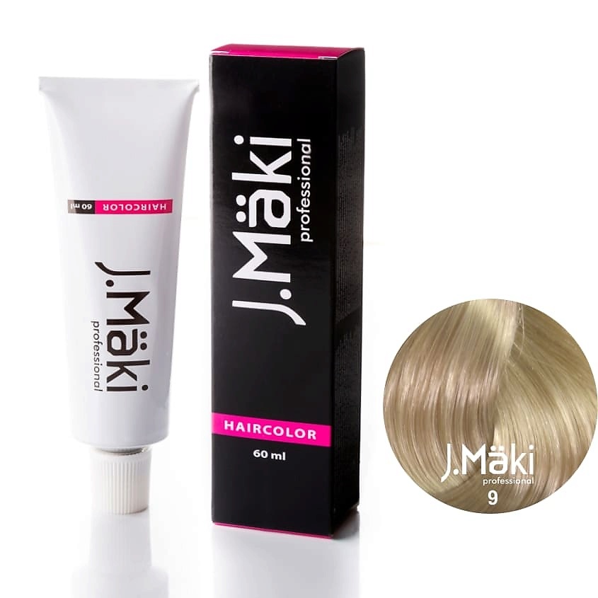 

J.MÄKI PROFESSIONAL Краситель для волос 9.0 Блондин