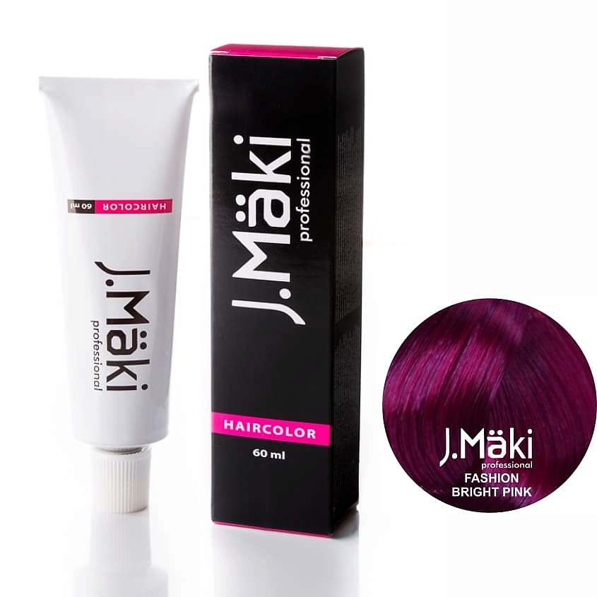 

J.MÄKI PROFESSIONAL Краситель для волос Fashion Bright Pink/Розовый