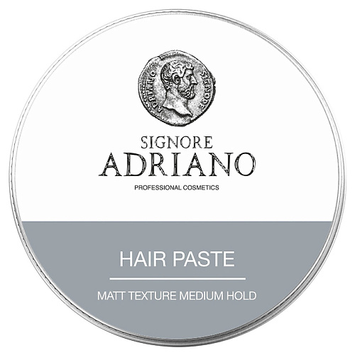 SIGNORE ADRIANO Матовая паста для укладки волос Hair Paste Medium классических укладок