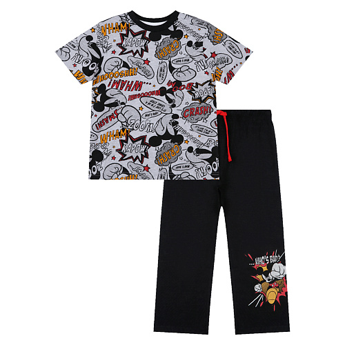 пижама playtoday размер 104 черный Пижама PLAYTODAY Пижама трикотажная для мальчиков Disney