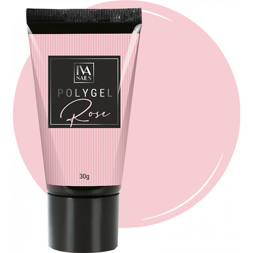 Полигель IVA NAILS Полигель для моделирования и укрепления ногтей Polygel Rose set 15 sahara rose shimmer milk liquid polygel