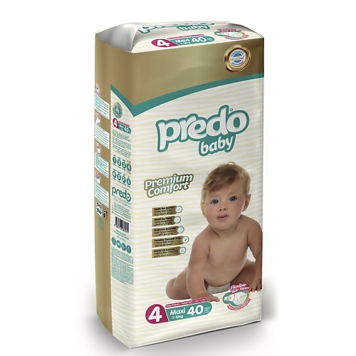 PREDO Подгузники для детей Baby Maxi № 4 40