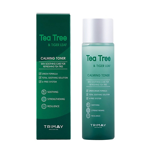 TRIMAY Успокаивающий тонер для лица с экстрактом чайного дерева/ Tea Tree & Toner 210 exsens органическое массажное масло с камнями tiger eye macadamia 100