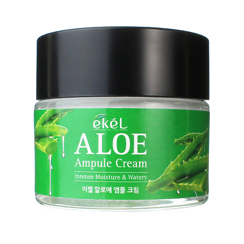 цена Крем для лица EKEL Крем для лица с Алоэ Ампульный Увлажняющий Ampule Cream Aloe