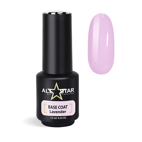 ALL STAR PROFESSIONAL Пластичная цветная база для ногтей BASE COAT 