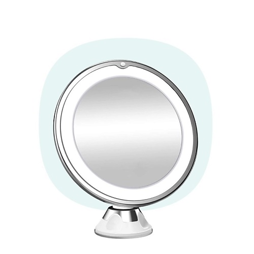 CLEVERCARE Зеркало косметическое Makeup Mirror с подсветкой, 8 5X