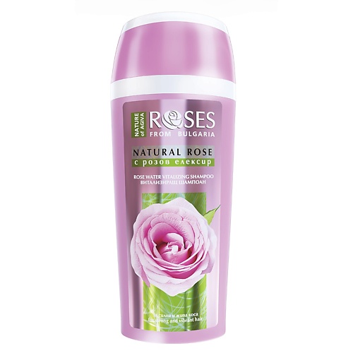 фото Nature of agiva шампунь для волос roses(розовый эликсир)