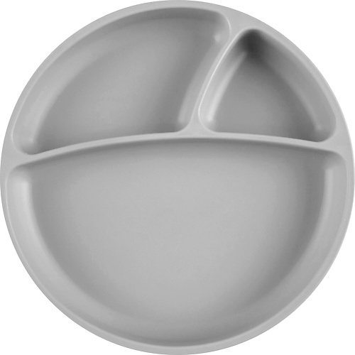 minikoioi bowly детская глубокая тарелка миска с присоской и крышкой 0 MINIKOIOI Portions Детская секционная тарелка с присоской силикон 0+