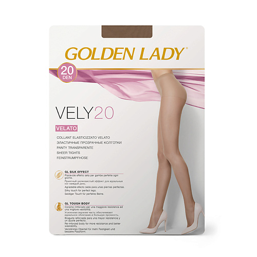 GOLDEN LADY Колготки женские 20 den VELY Cognac 5 golden lady носки forte укороченный