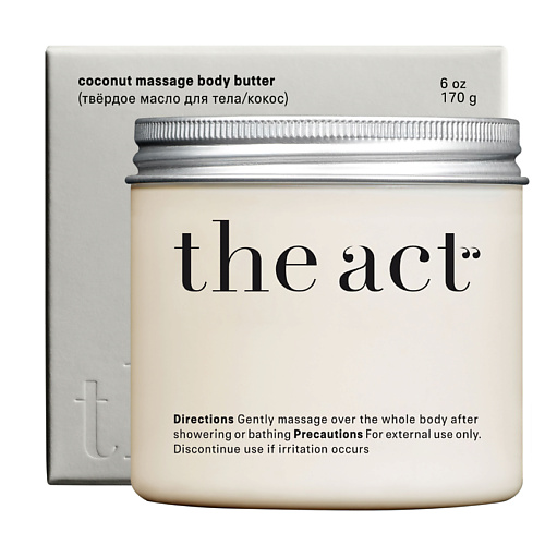The Act Крем-баттер для тела с маслом кокоса